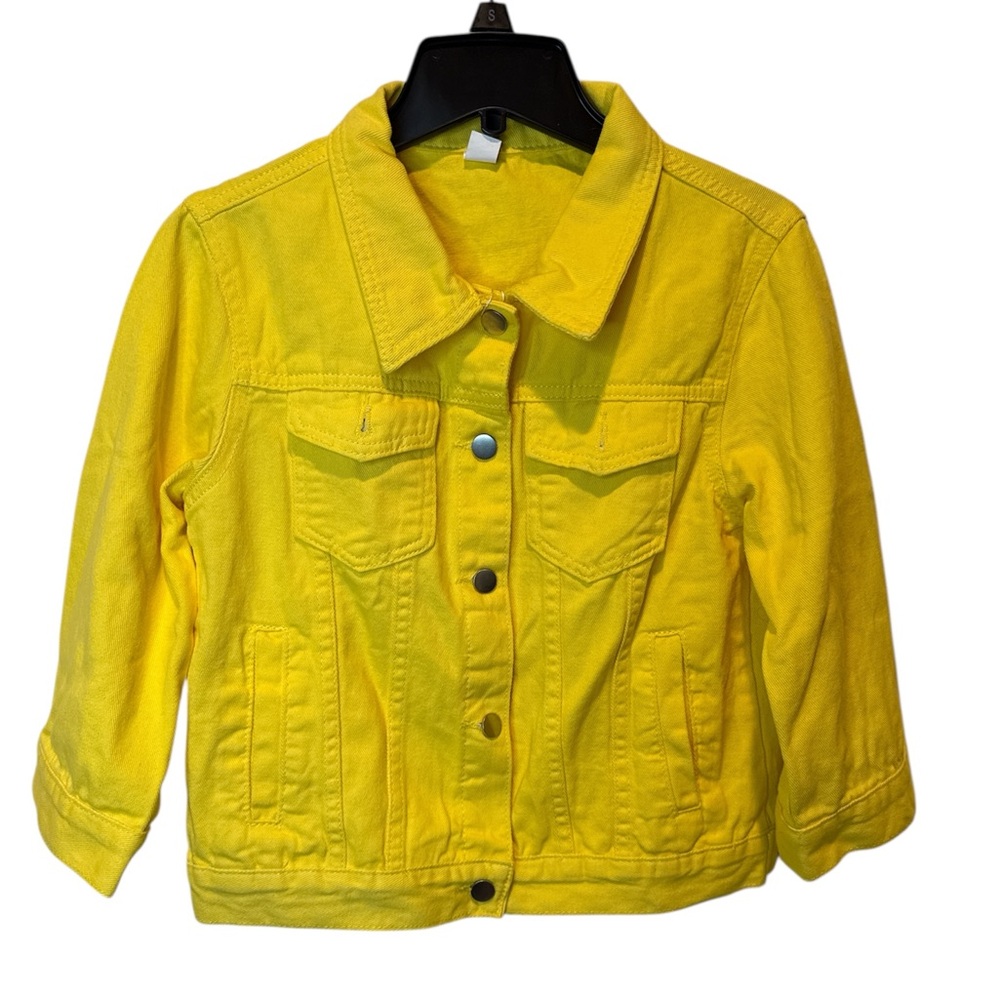 Bright Yellow Kids Jacket